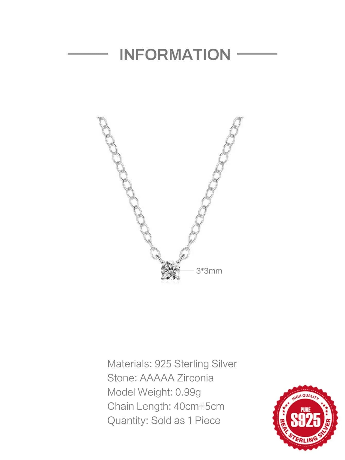 Aide 925 Sterling Silver Ins Clavicle Necklace For Women 18K Gold Korean Ins Minimalism Necklace Fine Jewelly Wedding Part Gift