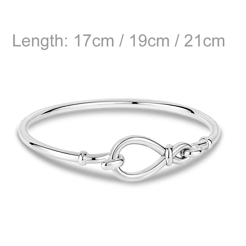 2024 Hot 925 Sterling Silver Original Me Bracelet Fit Brand Me Charm Beads Fashion Infinity Knot Women femme Bracelet Jewelry