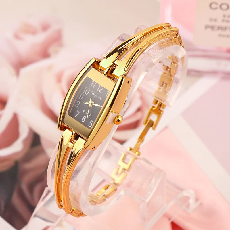 Newest Women's Wristwatch Bracelets Fashion Stainless Steel Ladies Watches Quartz Female Clock Reloj Mujer Watches