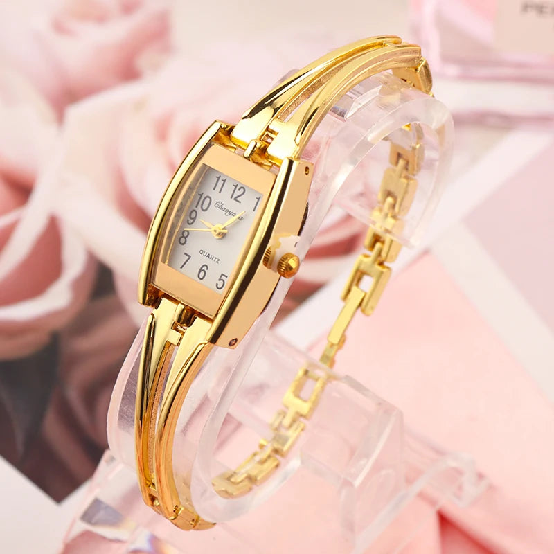 Newest Women's Wristwatch Bracelets Fashion Stainless Steel Ladies Watches Quartz Female Clock Reloj Mujer Watches