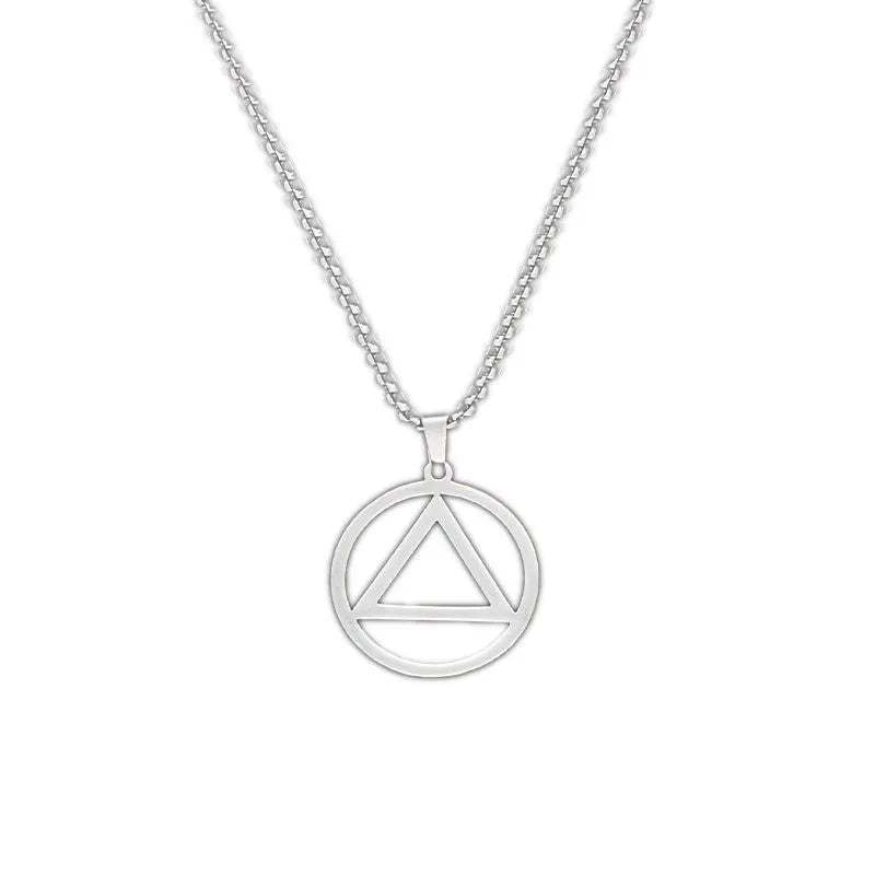 Dollar Necklace Money American US Dollar Sign Symbol Logo Silver Color Pendant Fashion New Stainless Steel Men women Jewelry