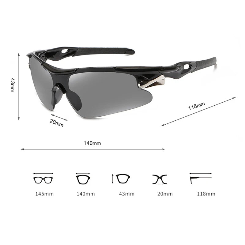 Sports Men Sunglasses Road Bicycle Glasses Mountain Cycling Riding Protection Goggles Eyewear Mtb Bike Sun Glasses RR7427