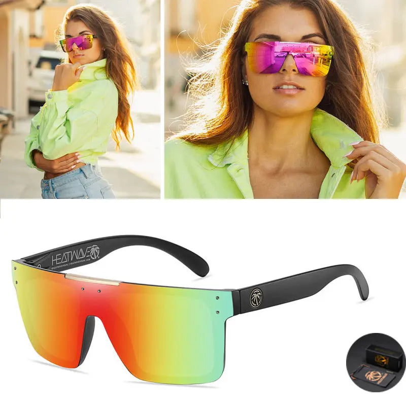 2024 brand new heat wave polarized sunglasses brand design for men