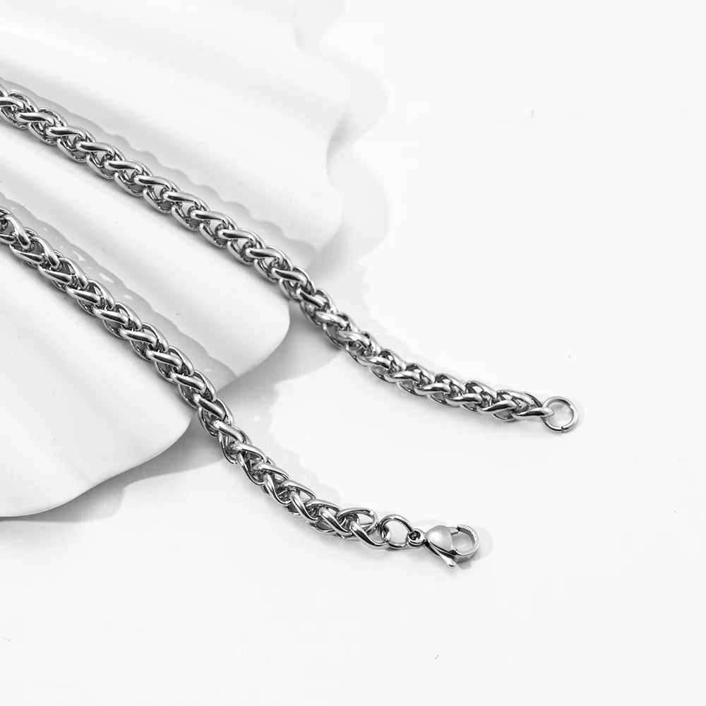 Cuban Chain Bracelets Stainless Steel Bracelet Keel Chain 3/5 Mm Curb for Men Women Free Shipping Factory Offer Punk Jewelry