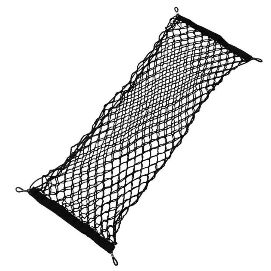 Car Auto Trunk Mesh Cargo Organizer Luggage Stuff Goods Fix Storage Holder Net Stand Universal Trunk Rear Cargo Hook Mesh