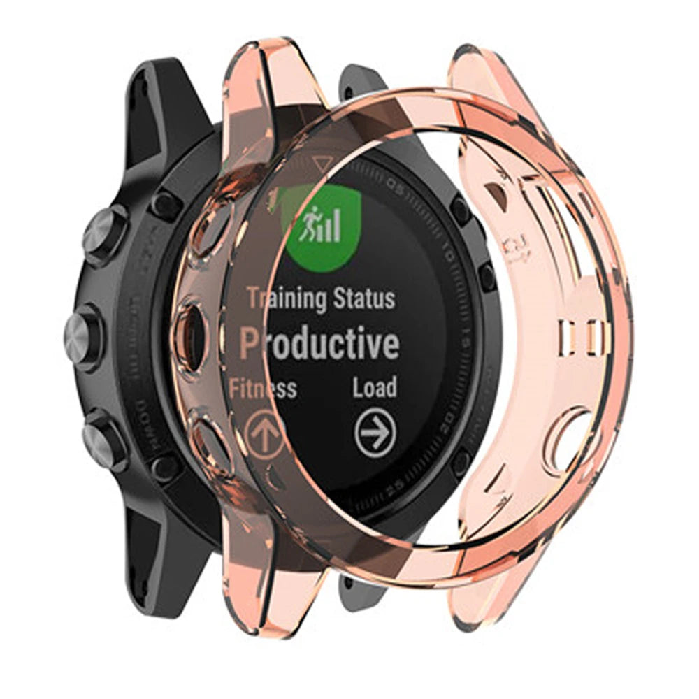 TPU Protector Case Silicone Cover For Garmin Fenix 7 7S 7X 6 6S 6X Pro Sapphire 5 5S 5X Plus Bezel Ring Anti Protective Frame