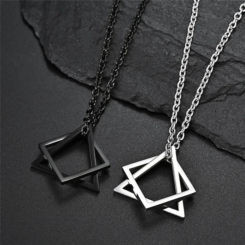 Dollar Necklace Money American US Dollar Sign Symbol Logo Silver Color Pendant Fashion New Stainless Steel Men women Jewelry