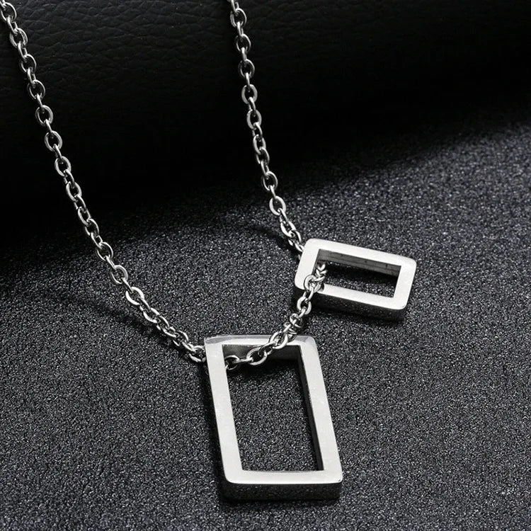 Dollar Necklace Money American US Dollar Sign Symbol Logo Silver Color Pendant Fashion New Stainless Steel Men women Jewelry