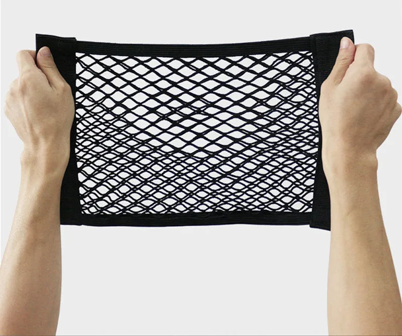 Auto Net Grid Pocket Holder Car Trunk Storage Bag Mesh Net Auto SUV Luggage Sticker Interior Organizer Stuff Netting Nylon