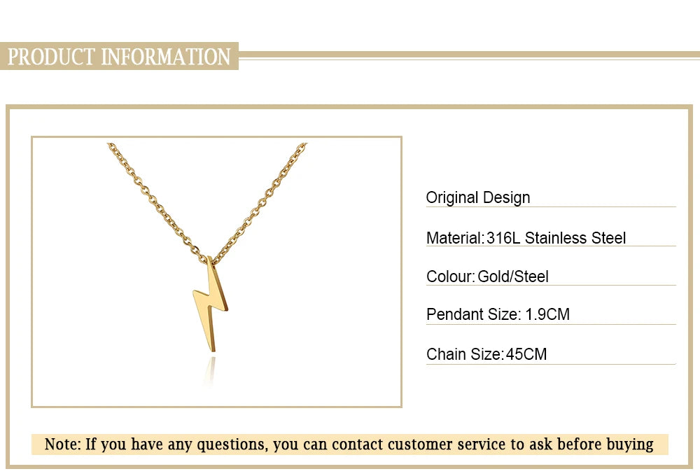 Stainless Steel Necklaces Minimalist Four-leaf Clover Geometric Style Fashion Chain Necklace for Women Collar Pendant Jewelry