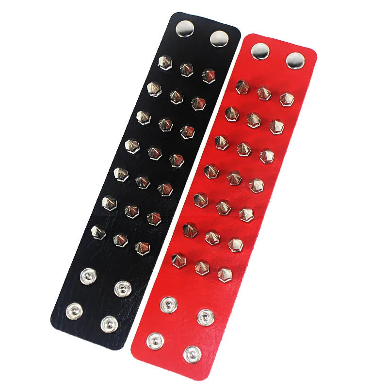 2022 New PU Leather Bracelet Punk Bracelet Adjustable Skull Goth Cuff Bracelet Gothic Rivet Buckle Wristband for Men Women