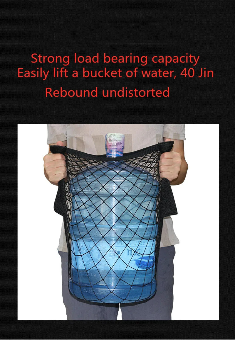 Auto Net Grid Pocket Holder Car Trunk Storage Bag Mesh Net Auto SUV Luggage Sticker Interior Organizer Stuff Netting Nylon