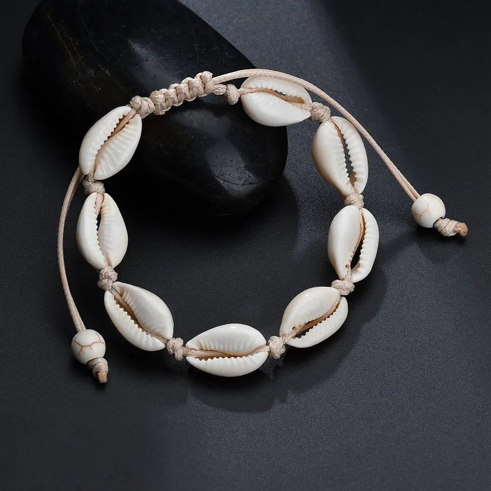 Bohemian Natural Shell Necklace for Women Cowrie Charm Conch Seashell Collar Choker Beach Boho Summer Necklaces Jewelry Collares