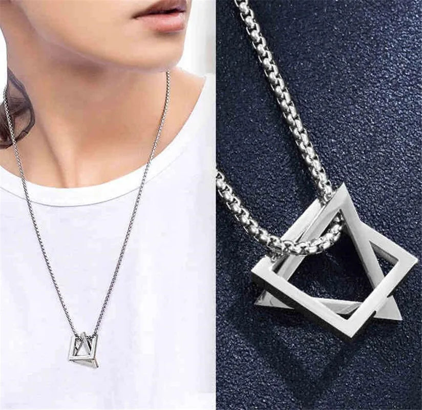 Dollar Necklace Money American US Dollar Sign Symbol Logo Silver Color Pendant Fashion New Stainless Steel Men women Jewelry