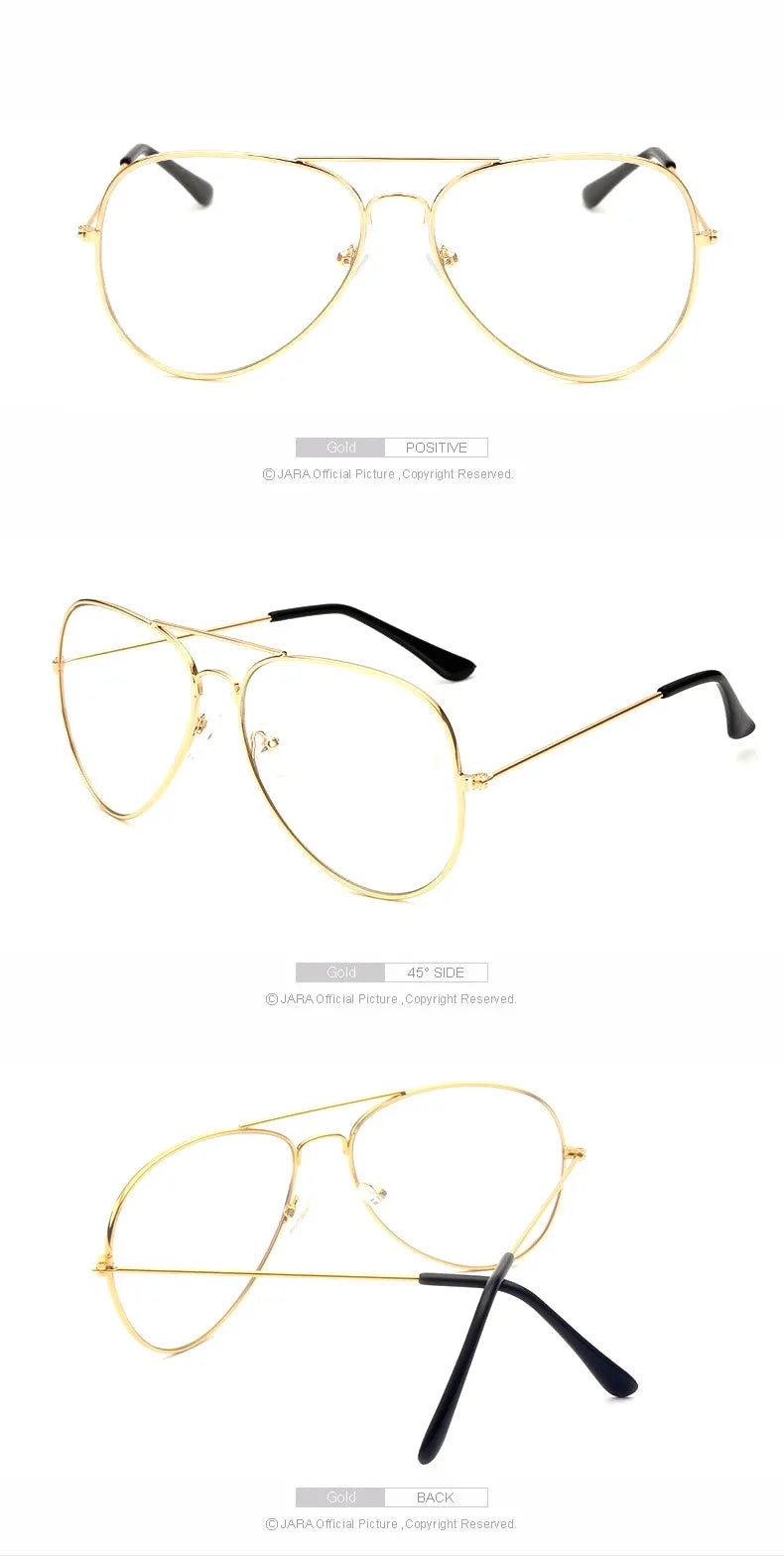 2023 Fashion Polit Glass Frame Women Retro Clear Lens Optical Glasses Brand Designer Black Frame Alloy Eyeglasses Unisex