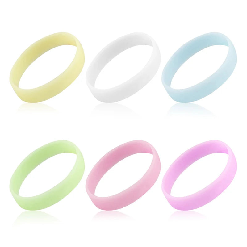 Luminous Hologram Flash Silicone Bracelets Bangle Rubber Wristband Friendship Wirst hand bands Glow in the Dark Gifts