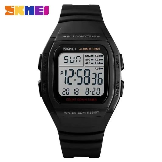 SKMEI Men Wristwatch Casual Outdoor Male Clock Luminous montre homme Digital Dual Time Sport Mens Watches 1251 2100 1278