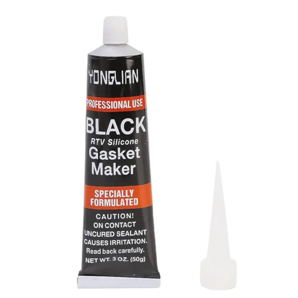 Hi-Temp Black RTV Silicone Gasket Maker For Engines - Automotive Sealant With Oil Resistance & High Adhesion Car Sealant