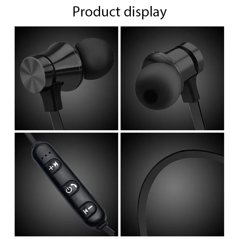 # XT-11 Bluetooth 4.2 Wireless Earphone Sports Headset Waterproof Earbuds Neckband Magnetic Headphone With Mic For Samrtphones