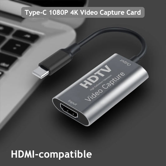 HD 1080P Type C HDMI-compatible Micro USB Video Capture Card USB 3.0 Video Grabber For PC Game Camera Recording Live Streaming