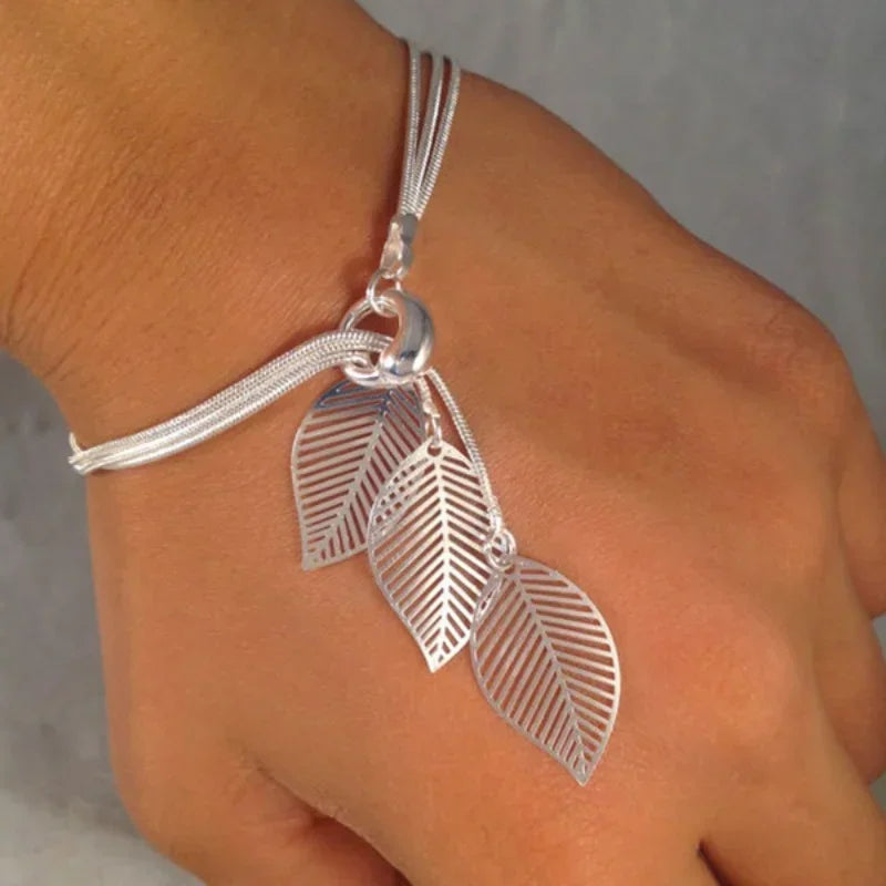 Delysia King  Leaf bracelet