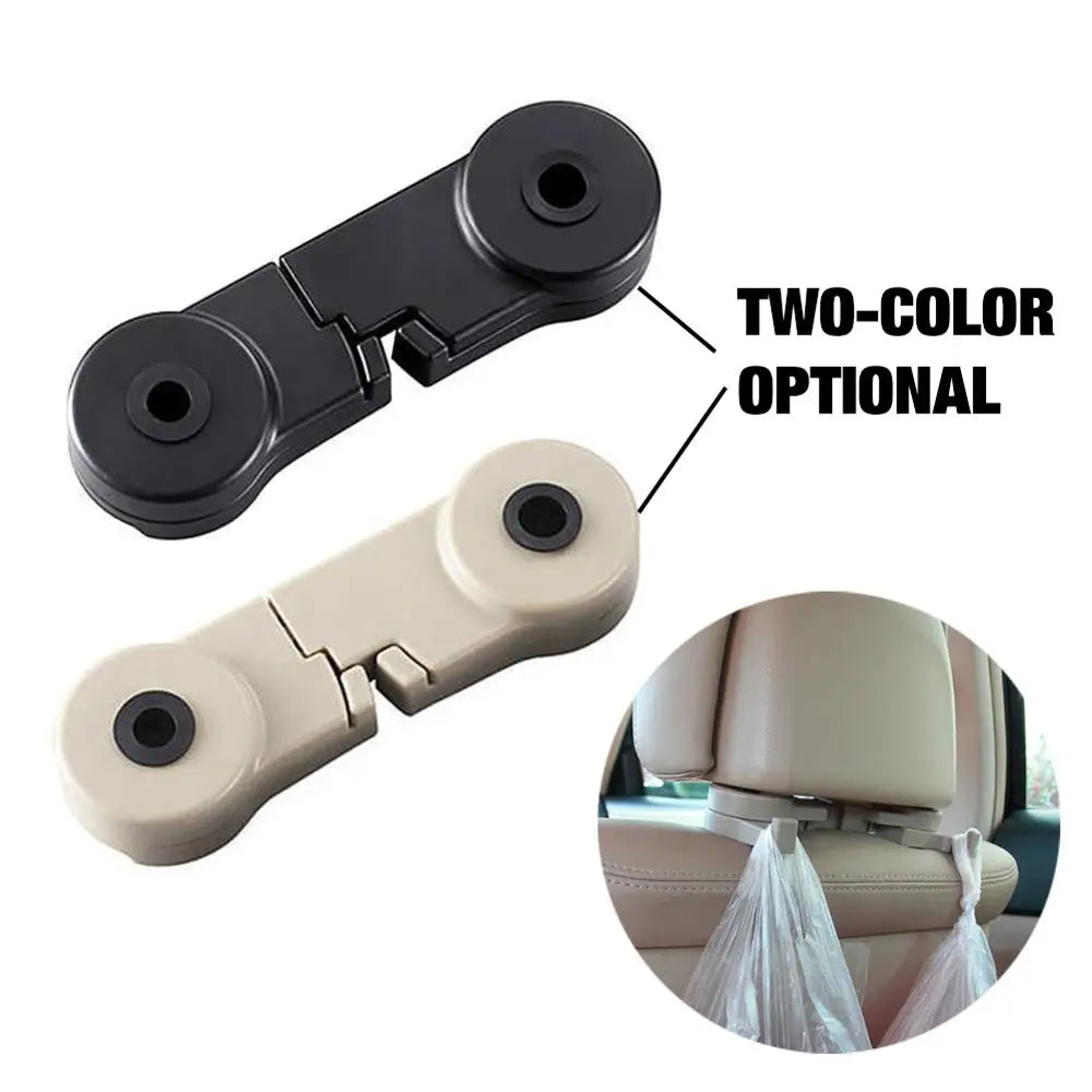 Portable Car Headrest Hook Seat Back Hanger for Bag Handbag Grocery Cloth Multifunction Clips Car Styling Car Stuff Purse Hanger