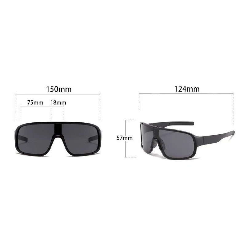 Eye Goggle Outdoor Riding Windproof Goggles Lunettes De Protection Aesthetic Lenses Anti Uv Eyewear Sunglasses Bicycle Black Box