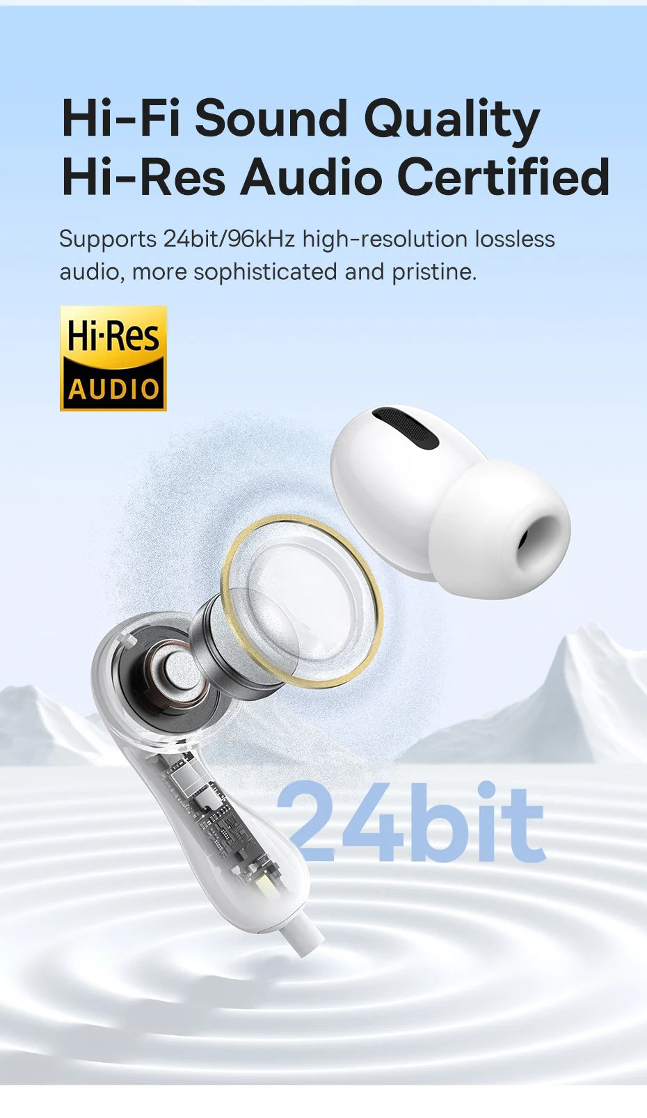 Baseus Encok CZ20/HZ20 Wired Earphone Type-C/3.5mm Jack Hi-Res Audio with Mic Wired Headset For Laptop Computer Tablet Cellphone