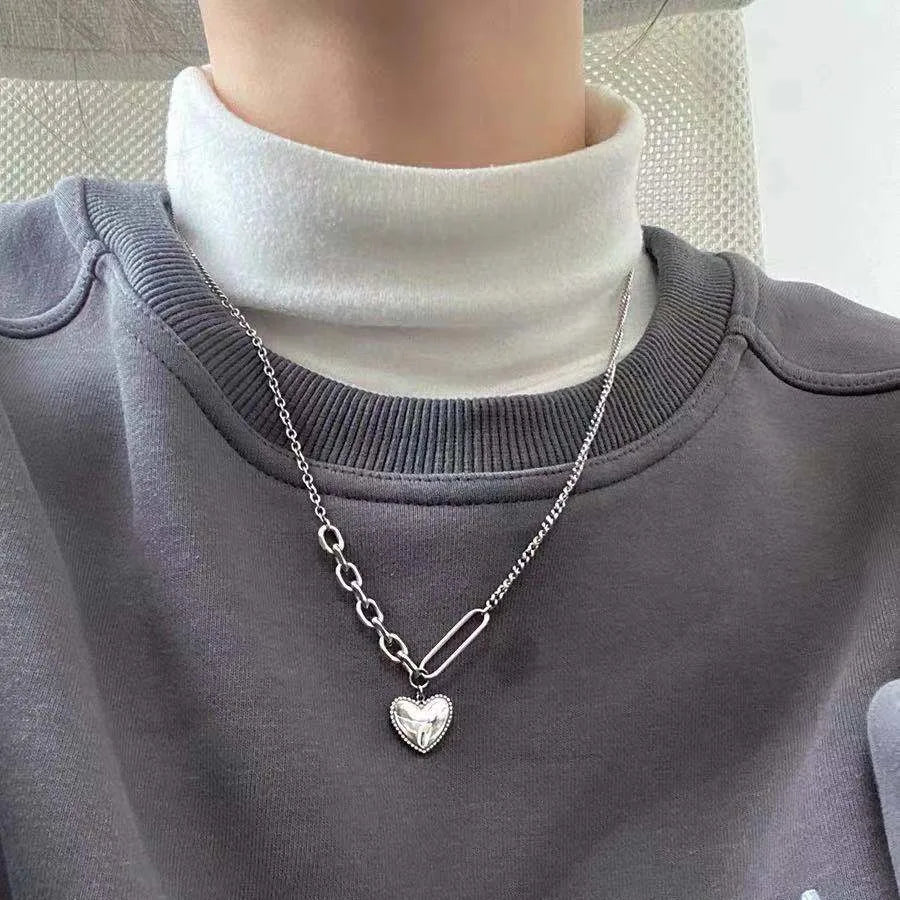 Fashion Shiny Crystal Necklace Zircon Pendant Transparent Fishing Line Invisible Ladies Necklace Jewelry Clavicle Chain Chocker