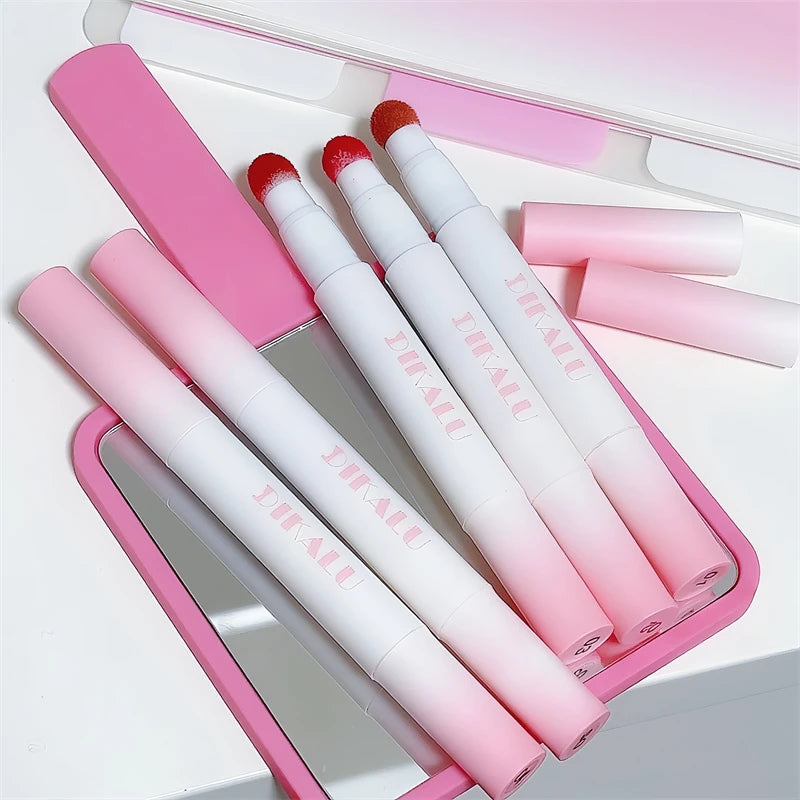 Lip Gloss Matte Velvet Sexy Red Tint Liquid Lipstick New Beauty Women Waterproof Mirror Water Lip of Glaze Lips Makeup Cosmetic