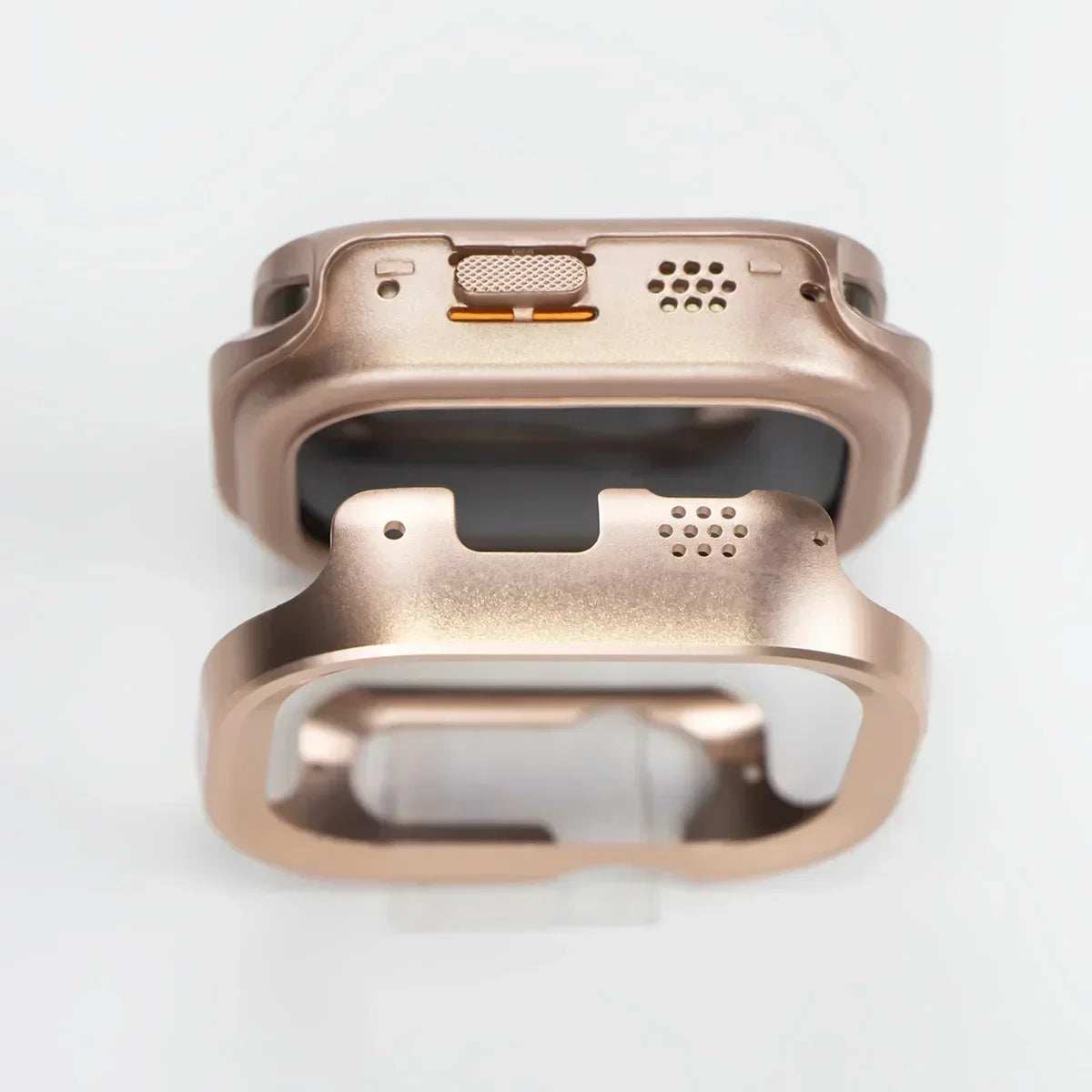 Metal Cover for Apple Watch Ultra Case 49mm 45mm 41mm 44mm 40mm Bumper Frame Shell Protector for iWatch Series SE 8 Ultra 7 6 5