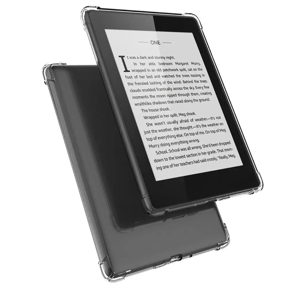 E-Reader For Kindle Paperwhite 1/2/3/4/5 Case Transparent TPU Back Cover Protective Shell 11th Generation Soft C2V2L3 Funda 2022