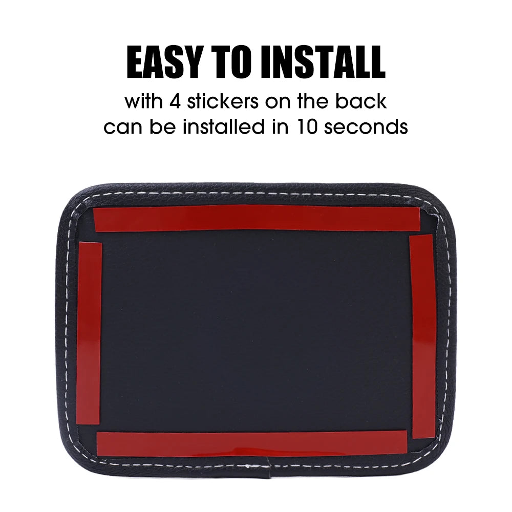 Car Pu Leather Small Multifunctional Storage Bag Phone Key Card Small Stuff Interior Organizer Auto Accessories