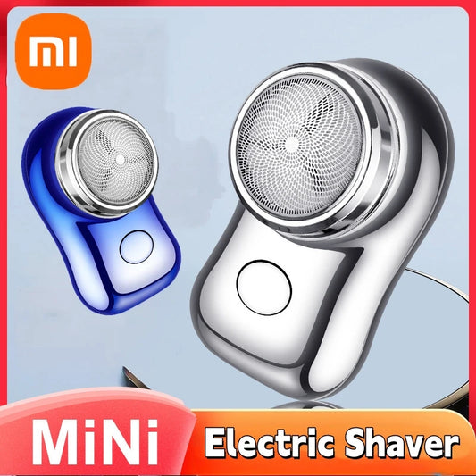 Xiaomi Mini Portable Electric Shaver USB Rechargeable Shave Electric Razor Men Travel Pocket Shaver Waterproof Beard Trimmer