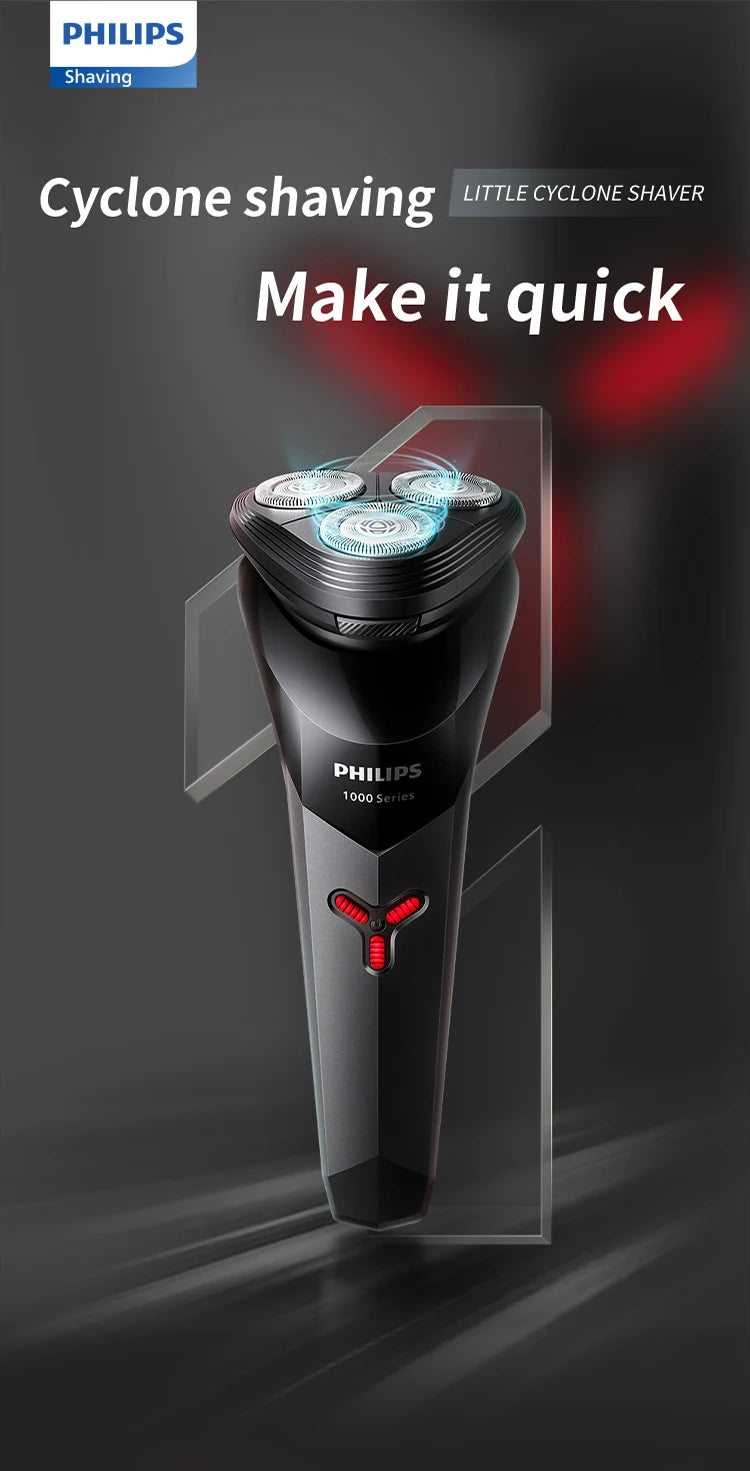 PHILIPS S1113 Best-selling Electric Shaver USB Interface Men Recommend Trend Portable Full-body Water-washed Razor