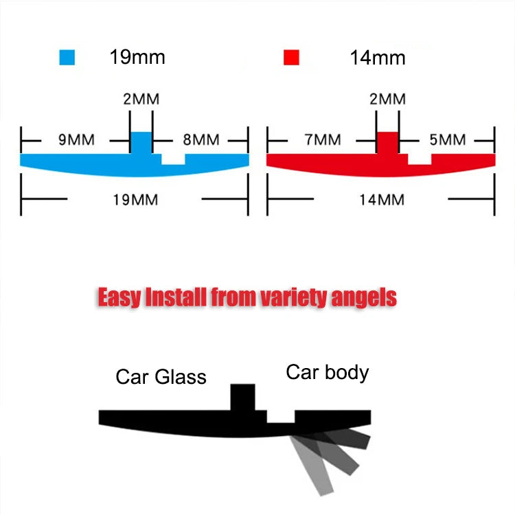 Car Rubber Seals Edge Sealing Strips Auto Roof Windshield Car Rubber Sealant Protector Seal Strip Window Seals for Auto