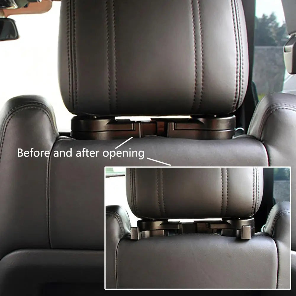 Portable Car Headrest Hook Seat Back Hanger for Bag Handbag Grocery Cloth Multifunction Clips Car Styling Car Stuff Purse Hanger