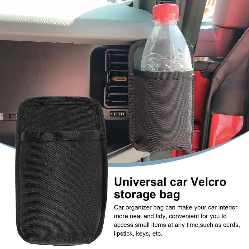 Car Seat Side Pocket Organizer Car Net Pocket Auto Seat Storage Hang Bag Phones Drink Stuff Holder With Mesh Pocket For Cars