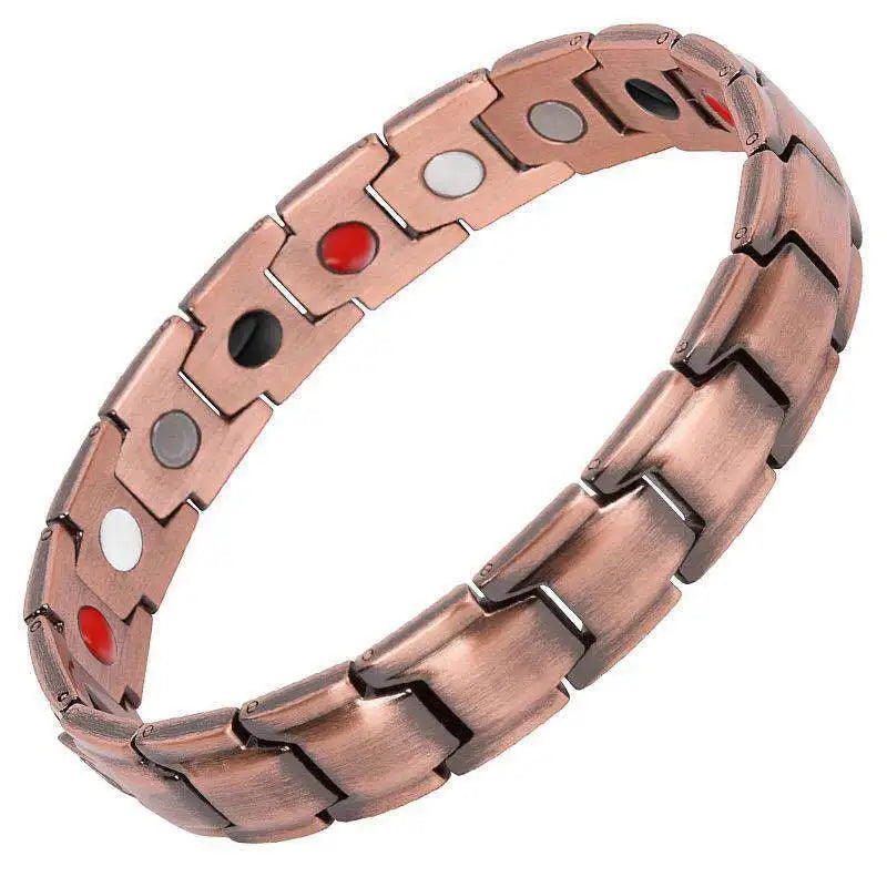 Healing Healthy Copper Magnetic Bracelet for Men Arthritis Pain Relief Bio-Energy Blood Pressure Bracelet Health Bangle Jewelry