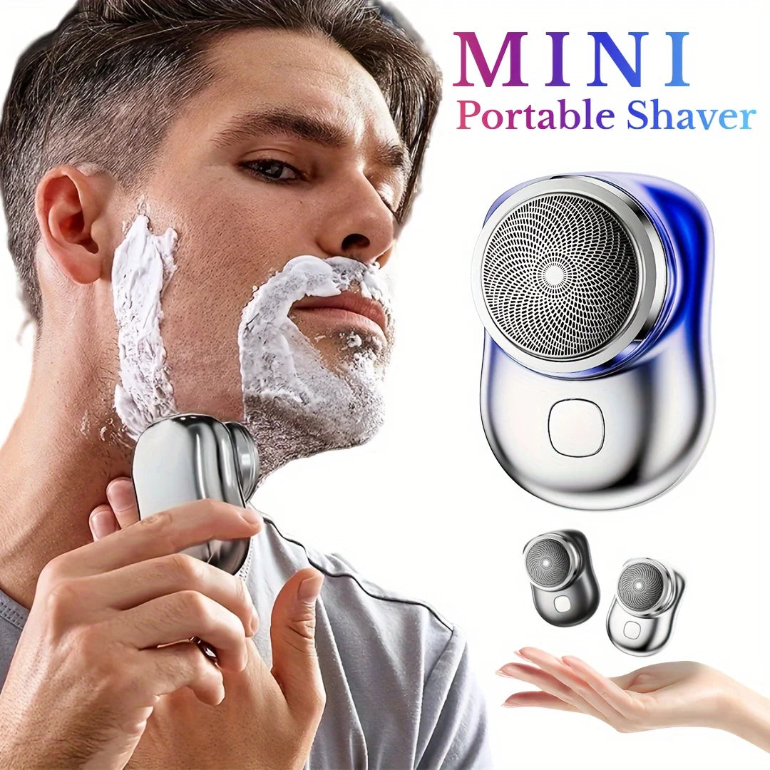 Electric Shaver Portable Mini Shaver Fast Charging Travel Version Men's Car Mounted Blade Water Wash