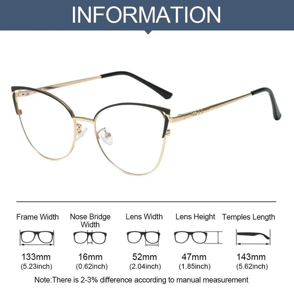 Blue Light Blocking Women Designers Eyeglasses Optical Spectacle Computer Eye Protection Glass Fashion Eyewear