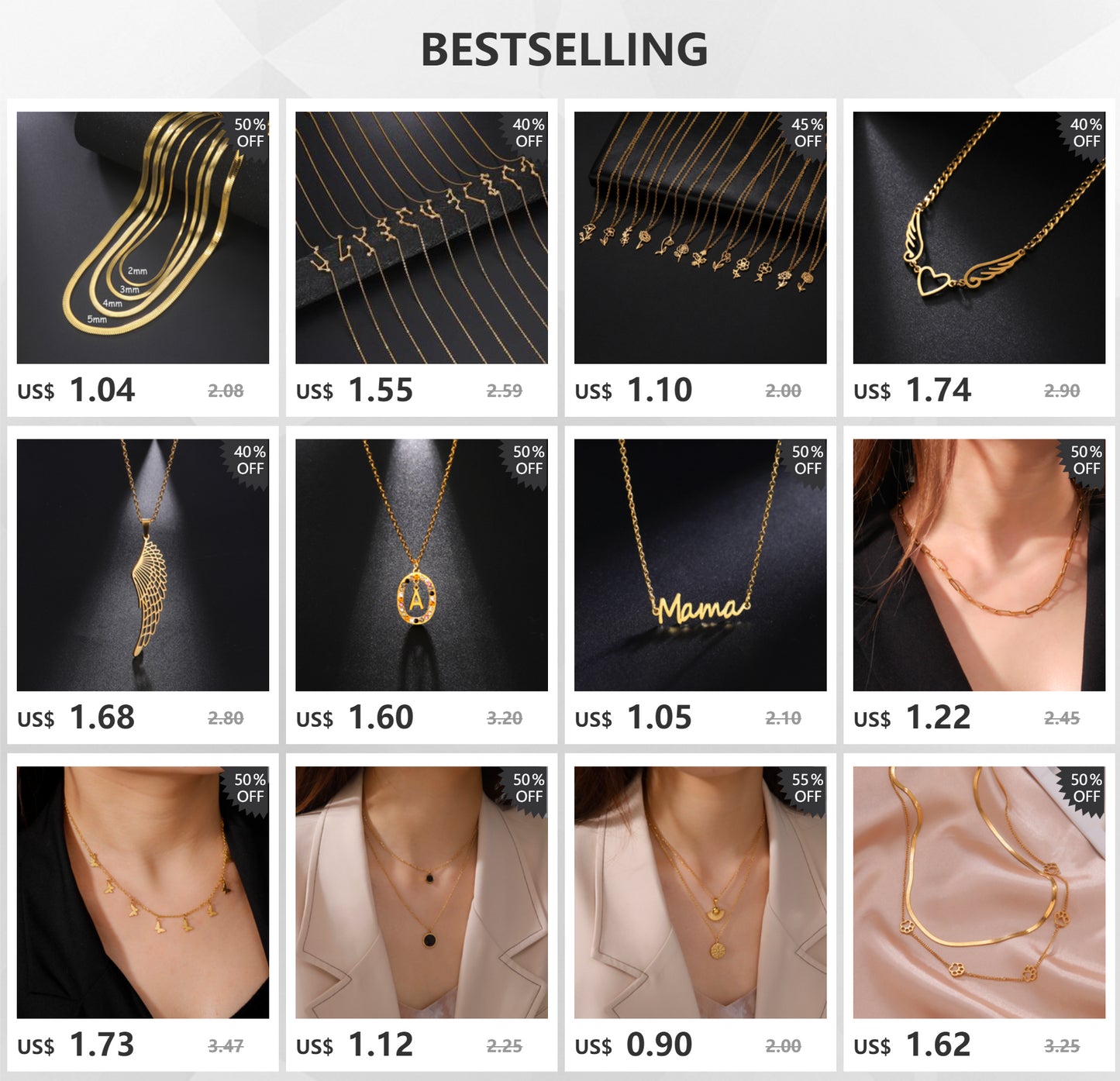 Skyrim Stainless Steel Snake Chain Necklace for Women Men Gold Color Herringbone Choker Neck Chains 2024 Trend Jewelry Gift Hot