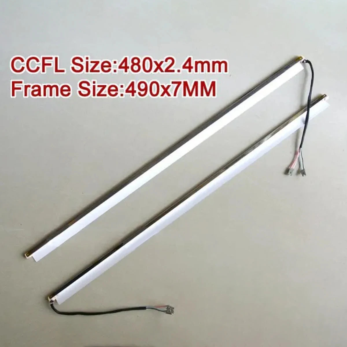 2PCS 22'' inch Wide Dual Lamps CCFL With Frame,LCD Lamp Backlight With Housing,CCFL With Cover,CCFL 480mmx2.4mm,FRAME:490mm x7mm