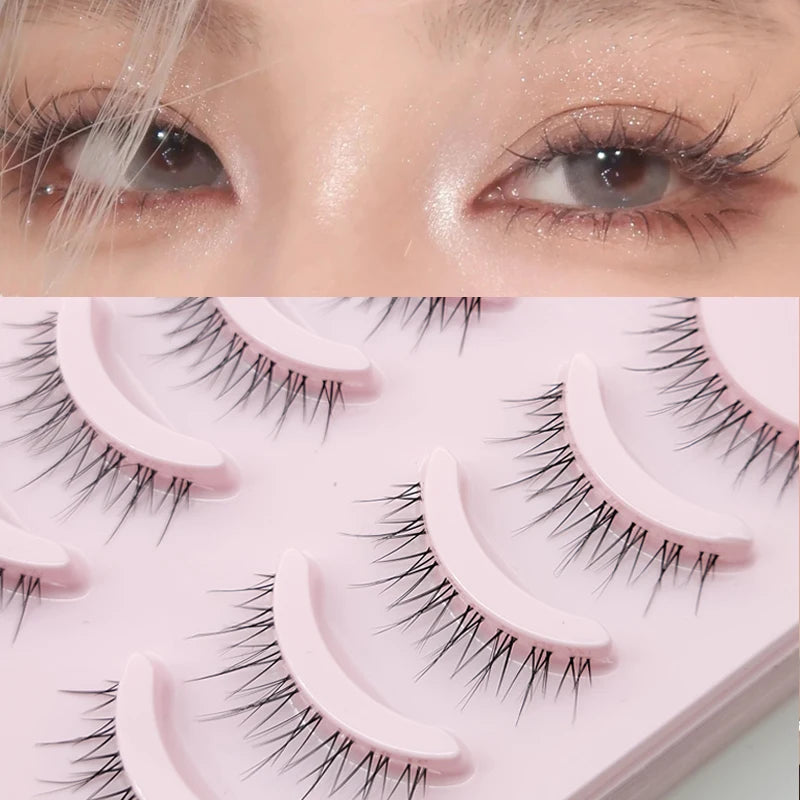 New Manga Lashes Soft Natural Eyelashes Thick False Eyelashes Manga Eyelashes Daily Dating Makeup Eyelashes Lashes Wispy