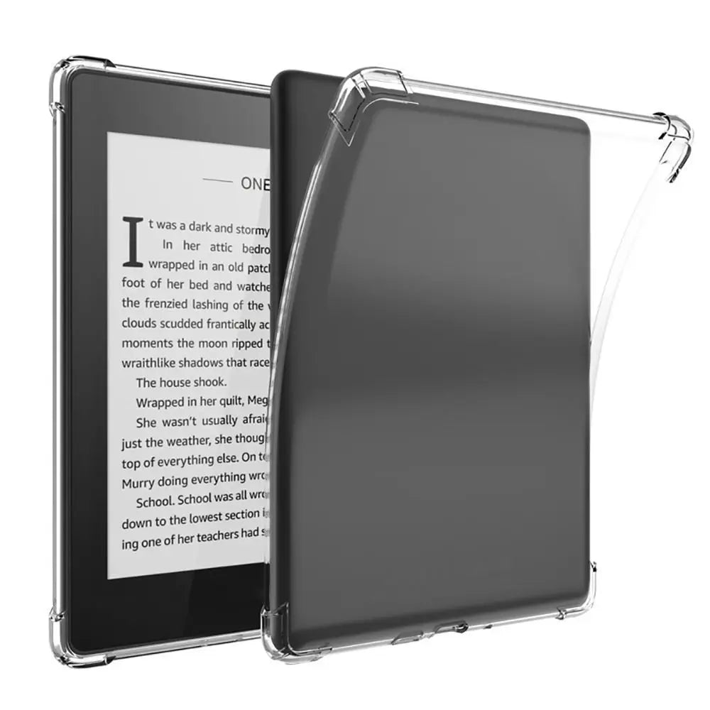 E-Reader For Kindle Paperwhite 1/2/3/4/5 Case Transparent TPU Back Cover Protective Shell 11th Generation Soft C2V2L3 Funda 2022