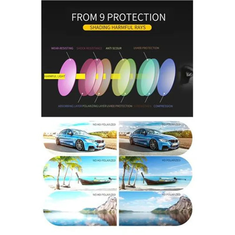 Kawasaki Polarized Sunglasses UV400 Protection for Men and Women Outdoor Hunting Fishing Driving Bicycle Sunglasses Optional Box