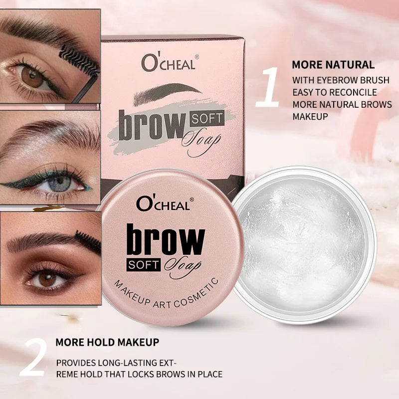 Eyebrow Styling Cream Waterproof 3D Quick-drying Makeup Eyebrow Sculpt Soap Natural Wild Brow Pomade Setting Gel Wax Cosmetics