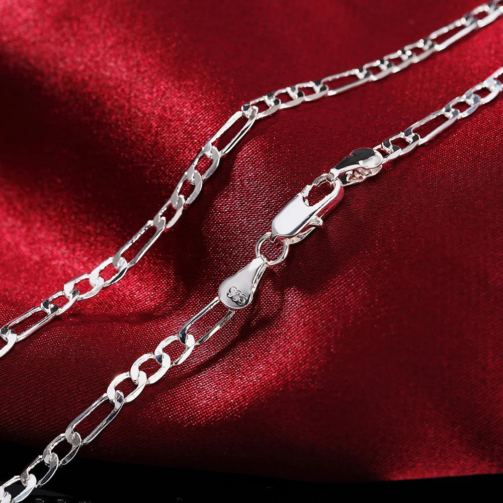 925 Sterling Silver 16/18/20/22/24/26/28/30 Inch Chains Necklace For Women Men Luxury Designer Jewelry Chshine