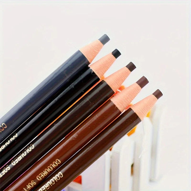 Tear Off Pull Line Eyebrow Pencil, Not Sharpen Need Eyebrow Pencil, Natural Color Rendering, Sweat Proof And Smudge Proof Eyebro