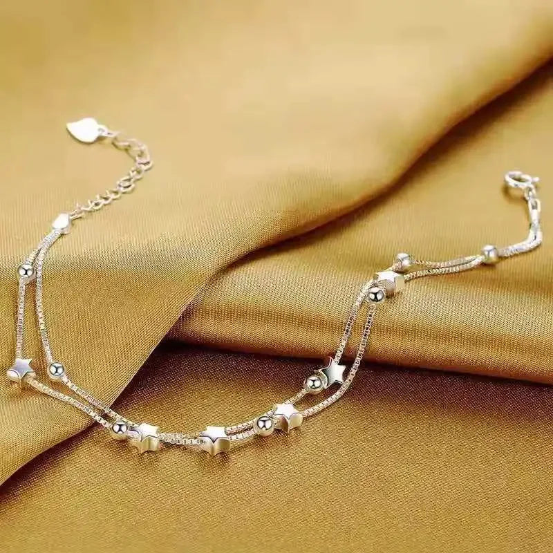 925 Sterling Silver Bracelet Woman Vintage Luxury Original Jewelry Accessories Fashion Designer Party Wedding Jewelry Gifts 2023